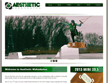 Tablet Screenshot of aestheticwakeskates.com